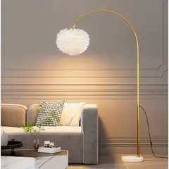 GENERICO - Lámpara de Pie Gold Led