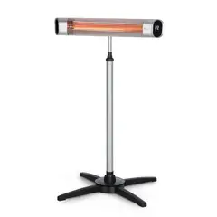 BLUMFELDT - Calentador infrarojo de piso o pared con control remoto 2000W