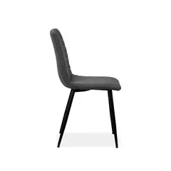 TUGO - Silla de Comedor Kaja Gris Oscuro