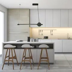 TUGO - Colgante Led Niza Metal Negro