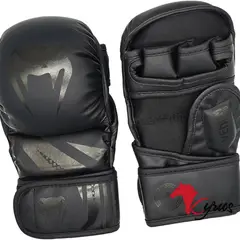 VENUM - Guantes Sparring  Venum Talla M Negro + Bucal Everlast