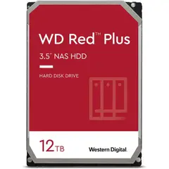 WESTERN DIGITAL - Disco Duro WD Red Plus 12TB SATA 3.5" NAS Interno 512MB Cache