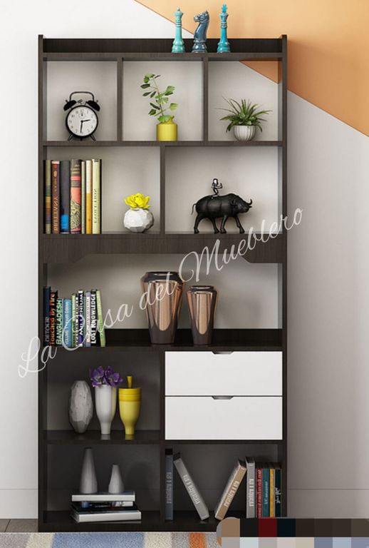 LIBRERO OLIVIA - LA CASA DEL MUEBLERO - WENGUE