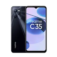 REALME - Celular Realme C35 128GB 4GB RAM 8GB Extendida  Batería de larga Duración  Negro