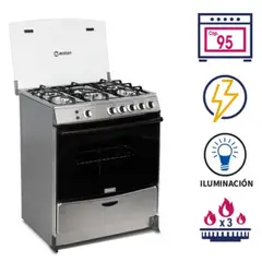 MIRAY - Cocina MENTA PLUS de 5 hornillas
