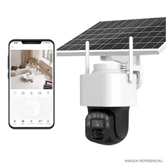 INSPIRA MARKET - Camara de Seguridad Video Vigilancial Solar con Ranura de Tarjeta SIM