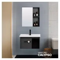 STONE - VANITORIO MINIMALISTA CALYPSO PLOMO