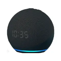 GENERICO - Parlante asistente Alaxe bluetooth con luces RGB y reloj
