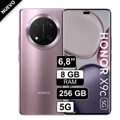 HONOR - Celular X9C Smart 256GB 8GB RAM cámara principal 108MP + 16MP frontal 6,8 Pulg Morado