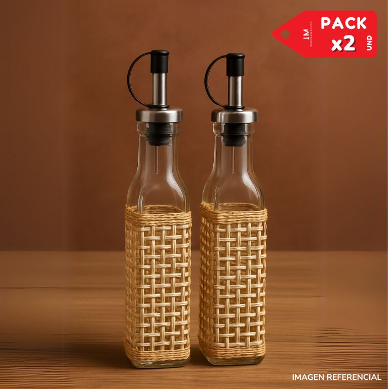 Pack x2 Dispensador de Aceite Vinagre y Especias