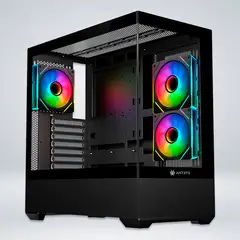 ANTRYX - CASE FX 740 BLACK, ARGB FAN X3, USB TIPO-C (ACFX740K)