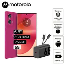 MOTOROLA - Celular Libre Moto Edge 50 Fusion 6.7" Pulg. 8GB RAM 256GB + Audífonos Moto Buds