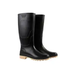 GENERICO - BOTAS PVC NEGRO MARCA POLI MODPRINCE T37 PAR