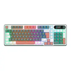 ROYAL KLUDGE - - Teclado S98 Wireless 98% Camping Switch Cream