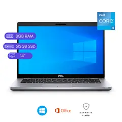 DELL - Laptop Reacondicionada Latitude 5410 - 14" - Core i5 10ma Gen - 8GB RAM - 512GB SSD