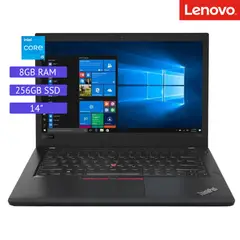 LENOVO - Laptop Reacondicionada ThinkPad T480 - 14 - Core i5 8va Gen - 8GB RAM - 256GB SSD