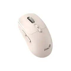 GENIUS - Mouse Nx-8080s Dual WirelessBluetooth Silent 7-Bot Milk Tea