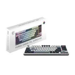 MSI - Teclado Gaming Forge GK600 TKL Wireless Sky RGB