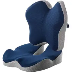 BENICE - SET DE ASIENTO VISCO GEL Y CARBONO ANTIESTRES