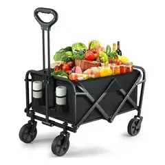 EVERSO - Carrito Para Compras Plegable Ideal Para El Camping