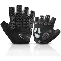 ROCKBROS - Guantes Mitón Gel Ciclismo S169b Gris Talla XL