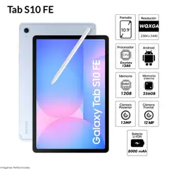 SAMSUNG - Tablet Galaxy Tab S10 FE 10.9 pulg. WUXGA 256GB 12GB RAM