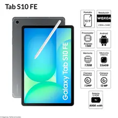 SAMSUNG - Tablet Galaxy Tab S10 FE 10.9 pulg. WUXGA 256GB 12GB RAM