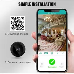 GENERICO - MINI CAMARA ESPIA A9 WIFI IMANTADA