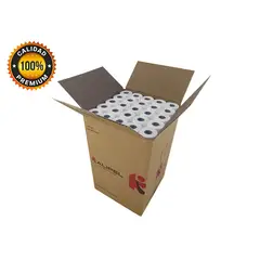 KALIPEL - Papel Termico 100 Rollos 80x40mm 55gr Contometro