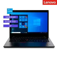 LENOVO - Laptop Reacondicionada Thinkpad L14 -Core i5 10ma - 16GB RAM - 512GB SSD - Negro