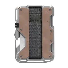 AULUMU - Tarjetero Cuero Magsafe Blindaje De Tarjeta RFID Abrebotellas