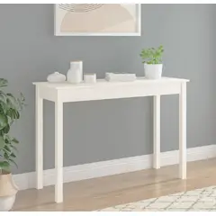 STARHOME - Arrimo Recibidor Consola Lorvain Blanco 110 cm