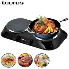 TAURUS - Cocina Electrica de 2 Hornillas Fenix Duo