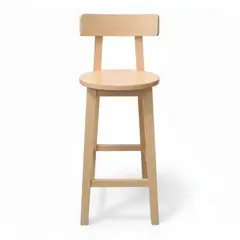 START FG - Silla Bar Alta de Madera Pino Natural 95cm Diseño Elegante