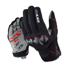 LS2 - Guante Para Motociclista Chaki Negro Talla M
