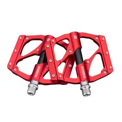 ROCKBROS - Pedal aluminio rojo con negro 2020-12BRD