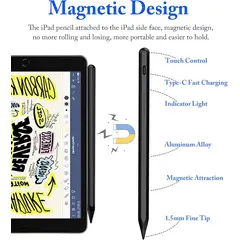 STYLUS - Lapiz Tactil pen apple alternativo ipad con rechazo palma black