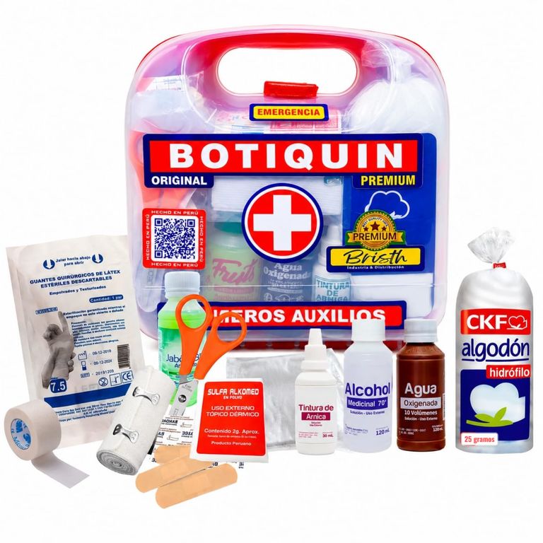 Botiquín de Emergencia Primeros Auxilios Portátil LC