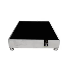 BARAKA HOME - Base De Cama Encajonado Luton King Americado - Ivory