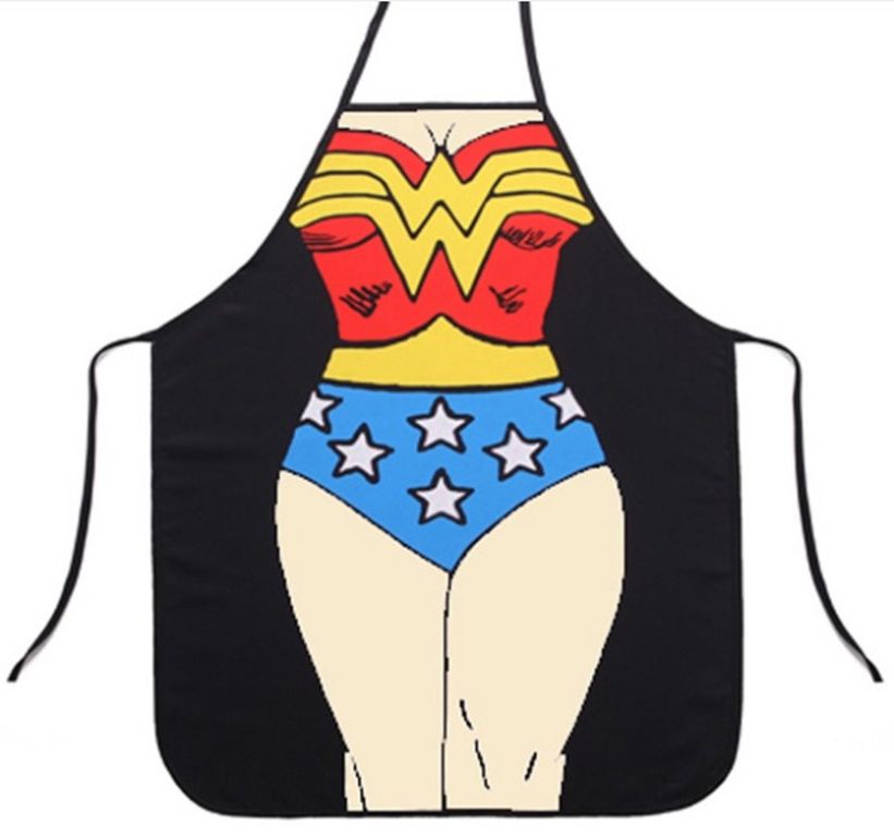 DELANTAL MANDIL WONDER WOMAN MUJER MARAVILLA