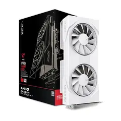 XFX - Radeon Rx 9060 Xt 8Gb 128 Bit, Tarjeta Gráfica Overclockeada, Color Blanco