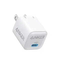 ANKER - Cargador 30W Plegable Usb-C Iq3 Con Carga Rápida Pps Para Iphone 16/15 Y Magsafe