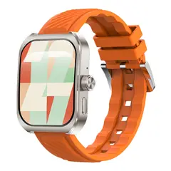 GENERICO - Smartwatch Inteligente Z88 Pro 2.1 Curve 3d Doble Strap Naranja