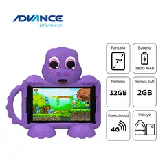 ADVANCE - TABLET INTRO TR8990, 7" IPS 1024X600, ANDROID 14 GO, 4G, DUAL SIM, 32GB, RAM 2GB