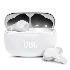 JBL - Audífonos Bluetooth WAVE 200TWS - Blanco y Estuche
