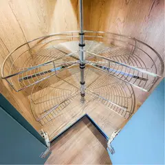 MAS CASA MOBILIARIO Y ACCESORIOS - Torno 270 cromado 72cm diámetro
