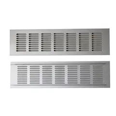 MAS CASA MOBILIARIO Y ACCESORIOS - Rejilla de ventilación de aluminio matte de 30 cm X 8 cm