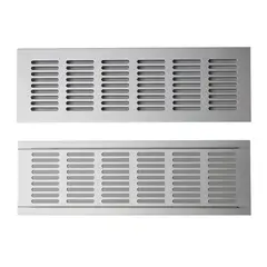 MAS CASA MOBILIARIO Y ACCESORIOS - Rejilla de aluminio matte Más Casa Perú de 25 cm x 8 cm