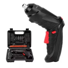 GENERICO - Kit de Destornilladores Inalámbrico y más con Luz Led recargable