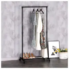 NOVAHUS - Estante Colgador Perchero de Ropa Estilo Industrial Hasta 5KG